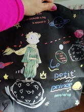 YXZ nuevo patrón de Principito bolsas de lona estilo japonés pequeño arte fresco bolso de hombro para las mujeres bolsas de compras Ins bolsa grande de Estudiante