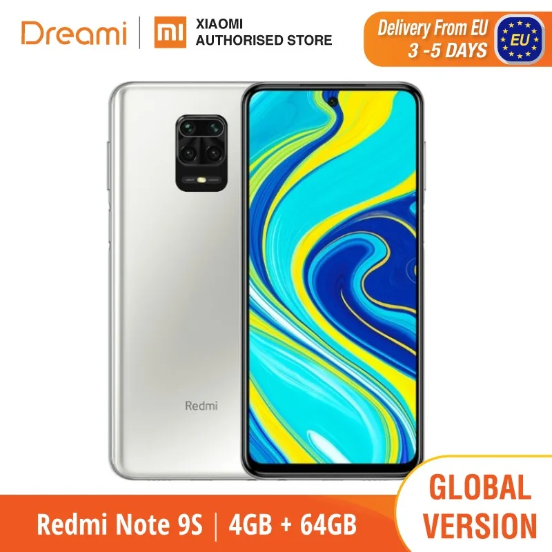 Global Version Xiaomi Redmi Note 9S 4GB RAM 64GB