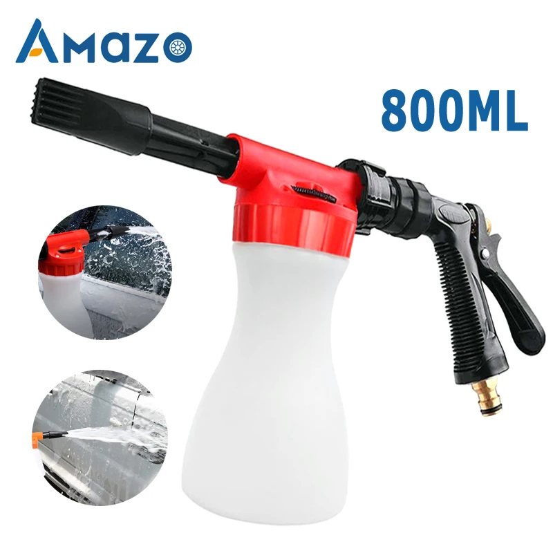 Boquilla de espuma para lavado de coche, pistola de espuma para lavado de coche, espumadora de lavado, lanza, jabón, champú, pistola de espuma rociada