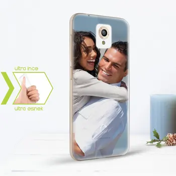 

Personalized Vodafone Smart 7 Slim Transparent Silicone Phone Cover