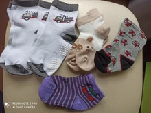 Calcetines de algodón con dibujos animados para niños y niñas, medias cortas de otoño e invierno, 5 pares