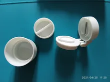 4 en 1 portátil 4 capas de polvo amoladora de tableta en polvo cortador de píldoras separador de medicamentos caja trituradora de almacenamiento 3 colores