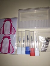 1 Uds cerámica de carburo de tungsteno de broca para rebaba Bits cono de fresado para manicura máquina de taladro eléctrico poco Máquina Herramienta de uñas