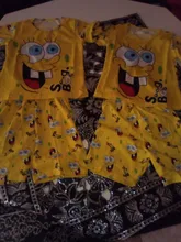 Conjunto de pijama de manga corta para niño y niña, ropa de verano para niño y niña, Tops + Pantalones cortos, ropa de dormir de dibujos animados para chico, A % A959 s