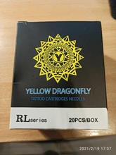 Kit de agujas de cartucho para maquillaje permanente para tatuaje, conjunto de aguja con tinta para retoque de cejas, modelo RL/RS/RM/M1 1/3/5/7/9/11/14RL 3/5RS, 20 uds.