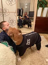 HOOPET Large Coat Down-Jacket Winter New Warm Autumn for Dogs Dog-Prints Overalls Leisure-Style