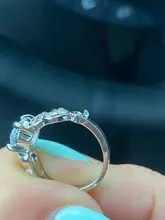 Vienkim 1PC cristal popular plateado mujeres de anillos de compromiso de circón cúbico elegante blanco rosa de oro anillo tamaño 6 7 8 9