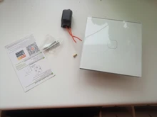 Voice-Control-Light Wall-Switch Fire-Line Tuya Smart-Life-Glass Esooli Wireless Standard