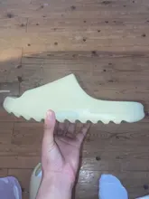 De los hombres de verano diapositivas ligero playa guay zapatillas diapositiva hueso Boca de pescado Flip Flops, sandalias de las mujeres suave EVA zapatillas de deporte par 35-46 #