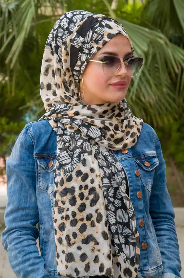 New Season Turkey-India-Arab Islamic Muslim Headscarf Draped Flowy Hat  Shawl Scarf Muslim Hijab Mixed Pattern Comfortable Use Does Not Sweat  Luxury Fashion Elegant Design Cotton Chiffon Women Trend - AliExpress