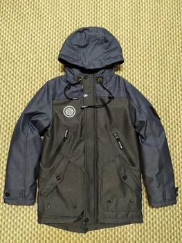 

Т1912-с-1 jacket for boy Gray "5" viponov (110-158) (134)