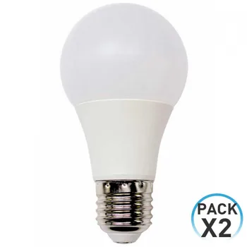 

Pack 2 standard LED bulbs E27 16W Equi.100W 1521lm 25000H Eilen