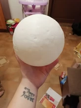 Desk-Lamp Night-Light Bedside Table 3d-Print Timeable Dropship Moon LED