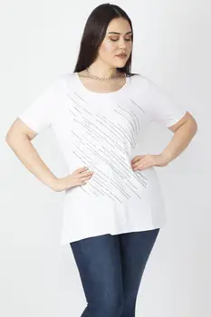 

Sans Textile Women Stone Detail Viscose Blouse 65 N16036