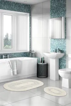 

Turkish Premium Quality Bath Mat Bathroom Bedroom Non-slip Mats Foam Rug Shower Carpet for Bathroom Kitchen Bedroom 100x60cm