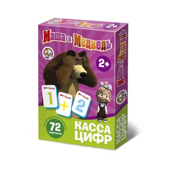 

Cash register on magnets "Masha and the bear" 72 El (soft.)