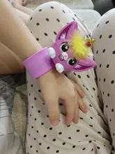 Caliente juguete niños divertido chino mascota electrónica inteligente gato pulsera diálogo interactivo juguetes educativos para niños de regalo