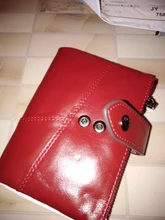 Small Wallet Female Purse KAVIS Genuine-Cow-Leather Fashion Ladies Card-Holder Clutch