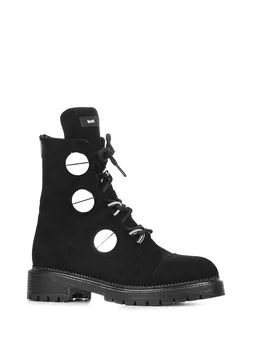 

İLVİ Patch Women's Boot Black Suede