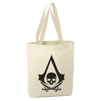 

Angemiel Bag Assassin's Creed Combination With The Skull Simge Shopping beach tote Bag