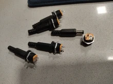 Female Jack Connector Plugs Screw-Nut Panel-Mount Power-Socket Plastic DC022 10PCS 5pairs