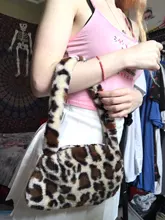 Bolso Vintage de invierno con patrón de cebra para mujer, bolsa inferior de hombro de felpa, bolso para el otoño, de piel suave y cálida