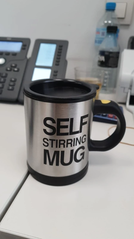 Чаша за автоматично разбъркване - Pinwheel mug photo review