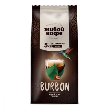 

Coffee live coffee "burbon", in beans, 500 gr