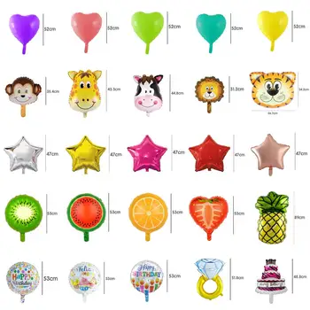 

1ud Aluminum Balloon for party birthday wedding baby mylar balloon for decoration