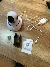 Cámara de vigilancia de seguridad para el hogar, videocámara IP de 1080P, inalámbrica, con detección de movimiento, 360 PTZ, Monitor de bebé