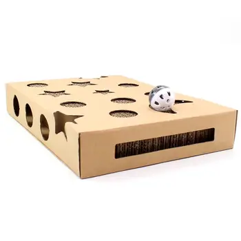 

Rascador para gatos, caja rascador de cartón