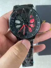 Rueda Original llanta, cubo Relojes hombres Super coche llanta, cubo hombres reloj de cuarzo de acero inoxidable impermeable al por mayor relojes para coche AMG
