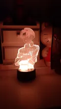 Table-Lamp Light Cool Ackerman-Figure Night-Light Titan Attack Acrylic Home-Room-Decor
