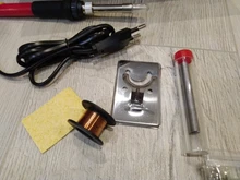 Iron-Tips Repair-Tools Soldering-Iron-Stand-Cleaner Welding-Gun Temperature Adjustable