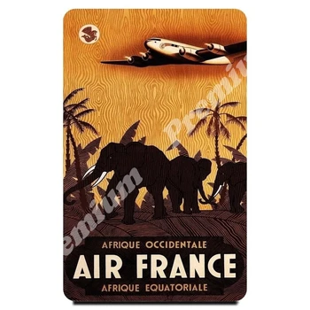 

Africa souvenir magnet vintage tourist poster