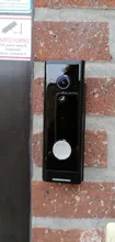 Minicámara de timbre de puerta inalámbrica para exteriores, cámara de seguridad con visión nocturna IR, 1080P, HD, WiFi, timbre inteligente, vídeo, intercomunicador, APP Tuya