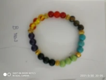 CAMDOE DANLE-pulsera de piedra de 7 Chakras, cuentas naturales, curación, Reiki, oración, Buddha, pulsera con cuentas hombres, Dijes, Pulsera de Yoga para mujer