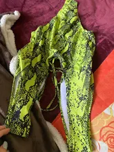 Bañador sexy de una pieza para mujer, monokini con estampado de leopardo, traje de baño de estilo vendaje, bikini acolchado de realce, de verano