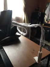 Soporte para tableta de 130cm de largo para brazo y cama, Clip de escritorio para iPad, soporte para tableta de 4,0 pulgadas a 10,6 pulgadas