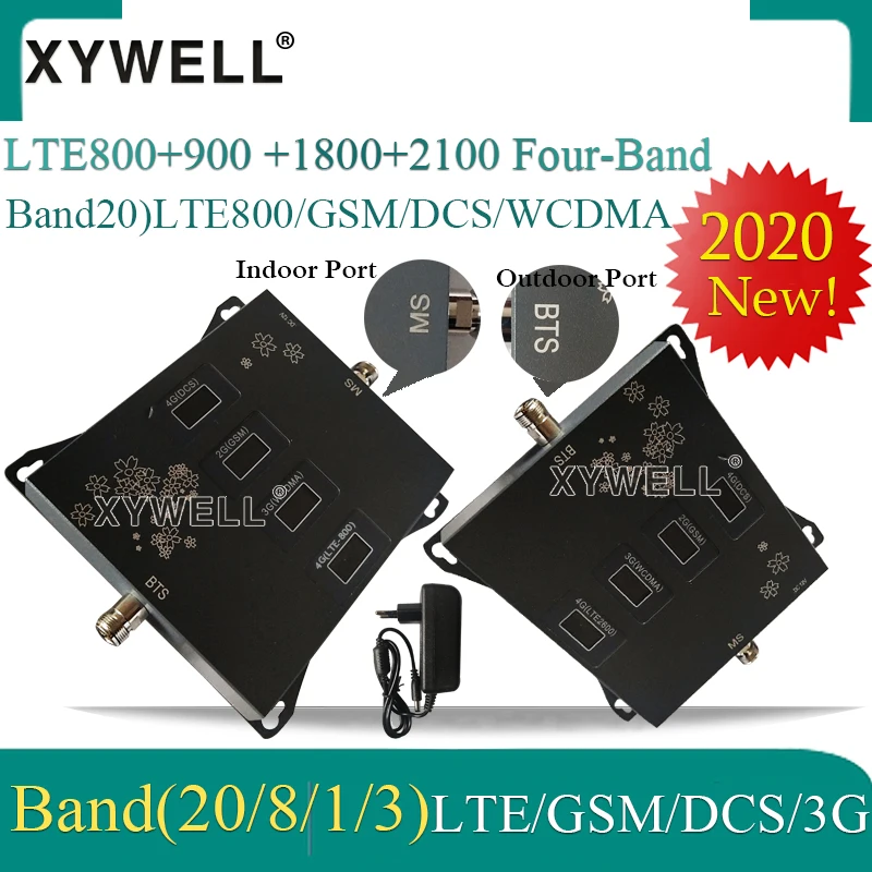 2020 New!! B20 LTE800 900 1800 2100mhz Four-Band