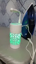 SaengQ-Humidificador de aire, difusor de aceites esenciales de 250ml con mini luz LED de noche, USB, generador de niebla para coche, para la cocina y el hogar