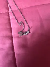 Collar de acero inoxidable con letras de estilo Hip Hop para mujer, colgante de estilo gótico Punk para bebé, niña pequeña, Ángel, Princesa, príncipe, Harajuku
