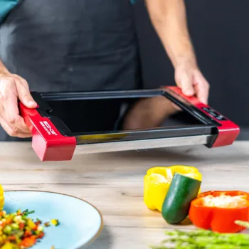 

ECODE Griddle electric digital Thermostat dimmable and surface griddle CRYSTAL German Touch