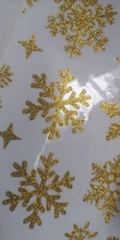 Electrostatic Sticker Wallpaper Snowflake Glitter-Effect Window Christmas Home-Decoration