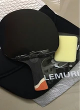 Lemuria Legend-raqueta de tenis de mesa Carbo, con mango FL o CS, hoja de Ping Pong con granos de goma