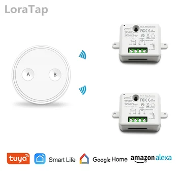 

Tuya WiFi Switch Socket Relay Micromodul 10A with Remote Control Voice Control Google Home Alexa Echo Smart Life App Timer