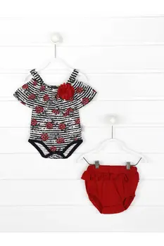 

Red Summer Baby Girl Panties and Jumpsuit