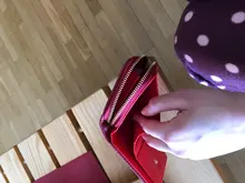 Billeteras cortas de piel sintética para mujer, carteras a cuadros, tarjetero de nobuk, cartera pequeña con cremallera, monedero