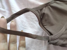 Ropa interior invisible de color salvaje para estudiantes, lencería sexy sin anillo de acero, parte trasera de belleza tipo U, básico de hilo, top de tubo