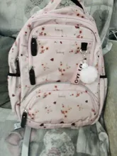 Nueva gran mochila lindo estudiante escuela mochila impreso impermeable Mochila De La Escuela Primaria bolsas de libros para chicas adolescentes niños